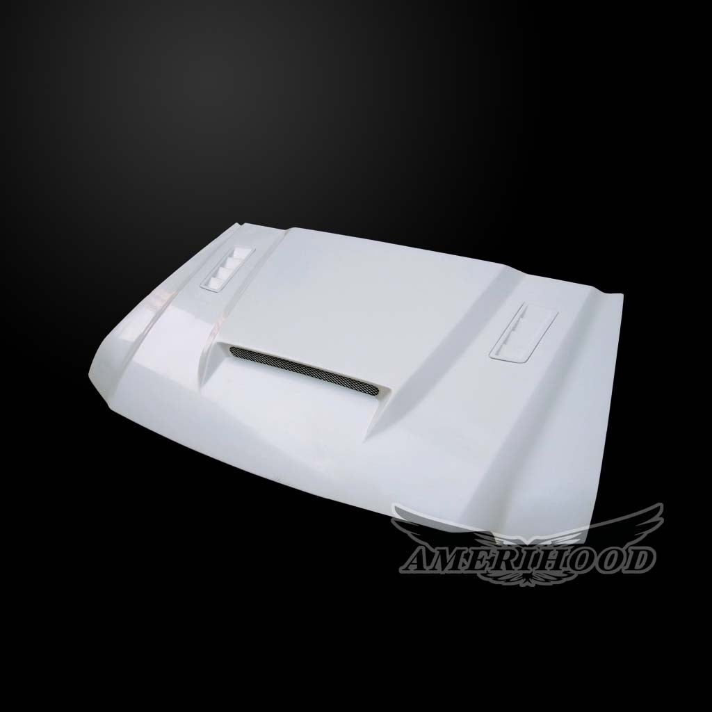 Ford F-450 1999-2003 Super Duty 6.0L Diesel SSK Style Functional Heat Extraction Ram Air Hood
